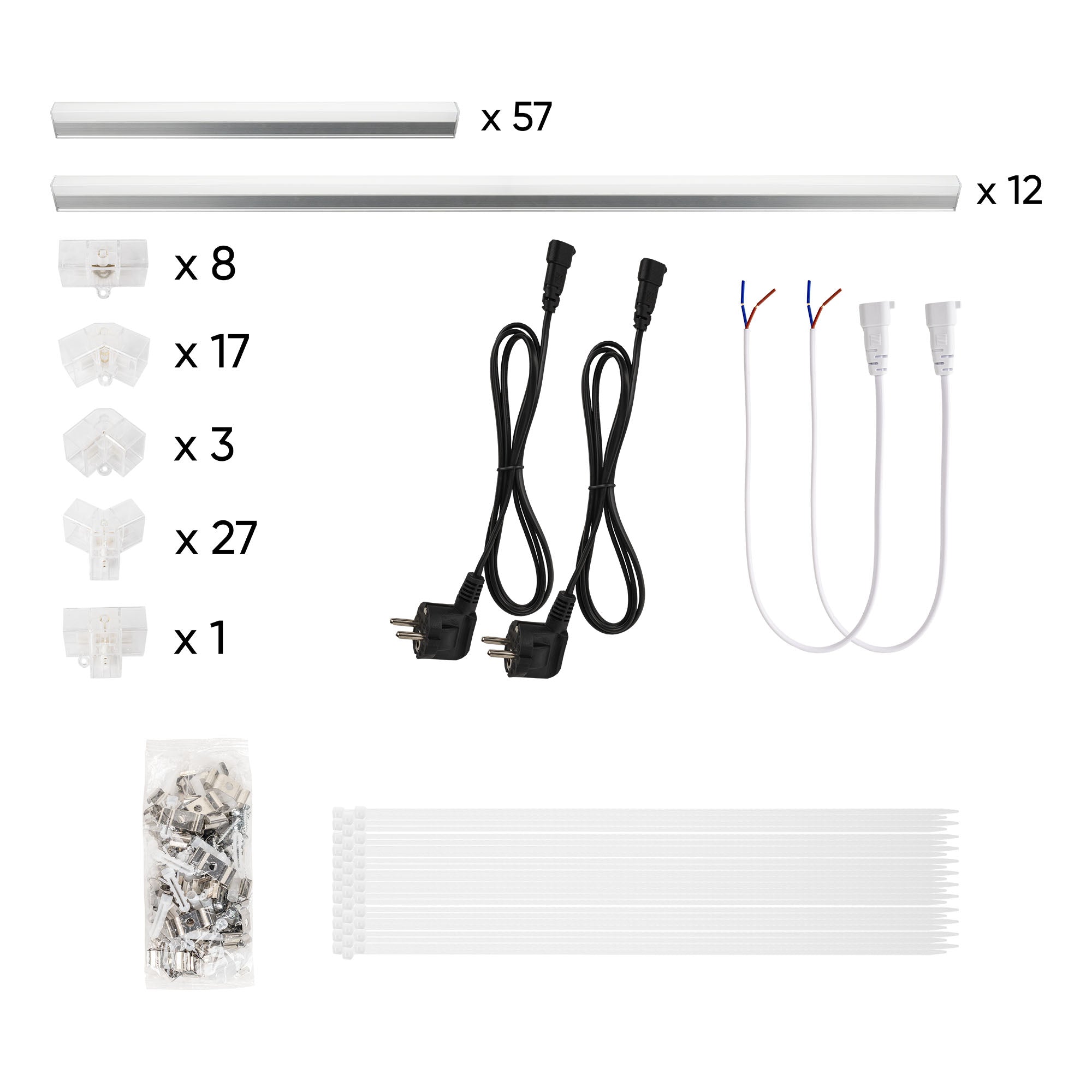 SET DI PLAFONIERE ESAGONALI A LED RIF.54805
