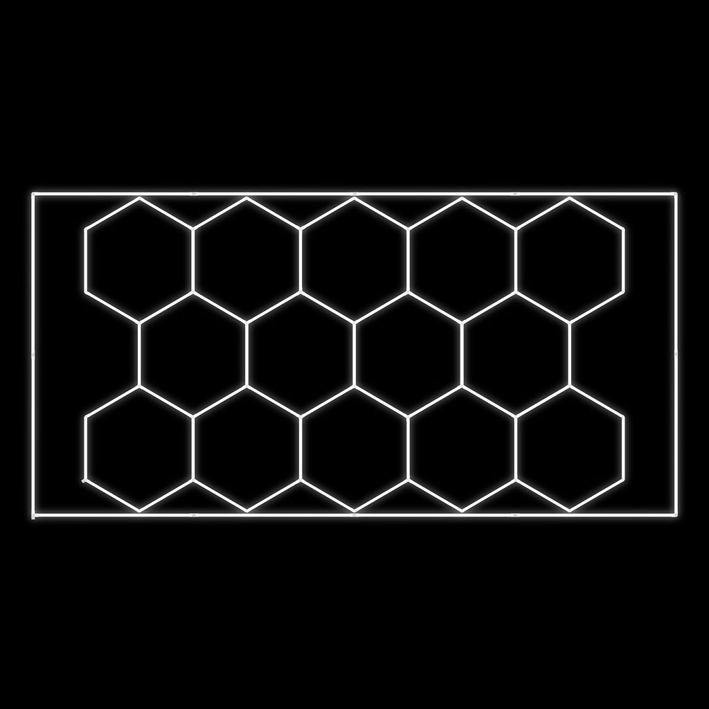 ENSEMBLE DE PLAFONDS HEXAGONAUX À DEL RÉF. 54805
