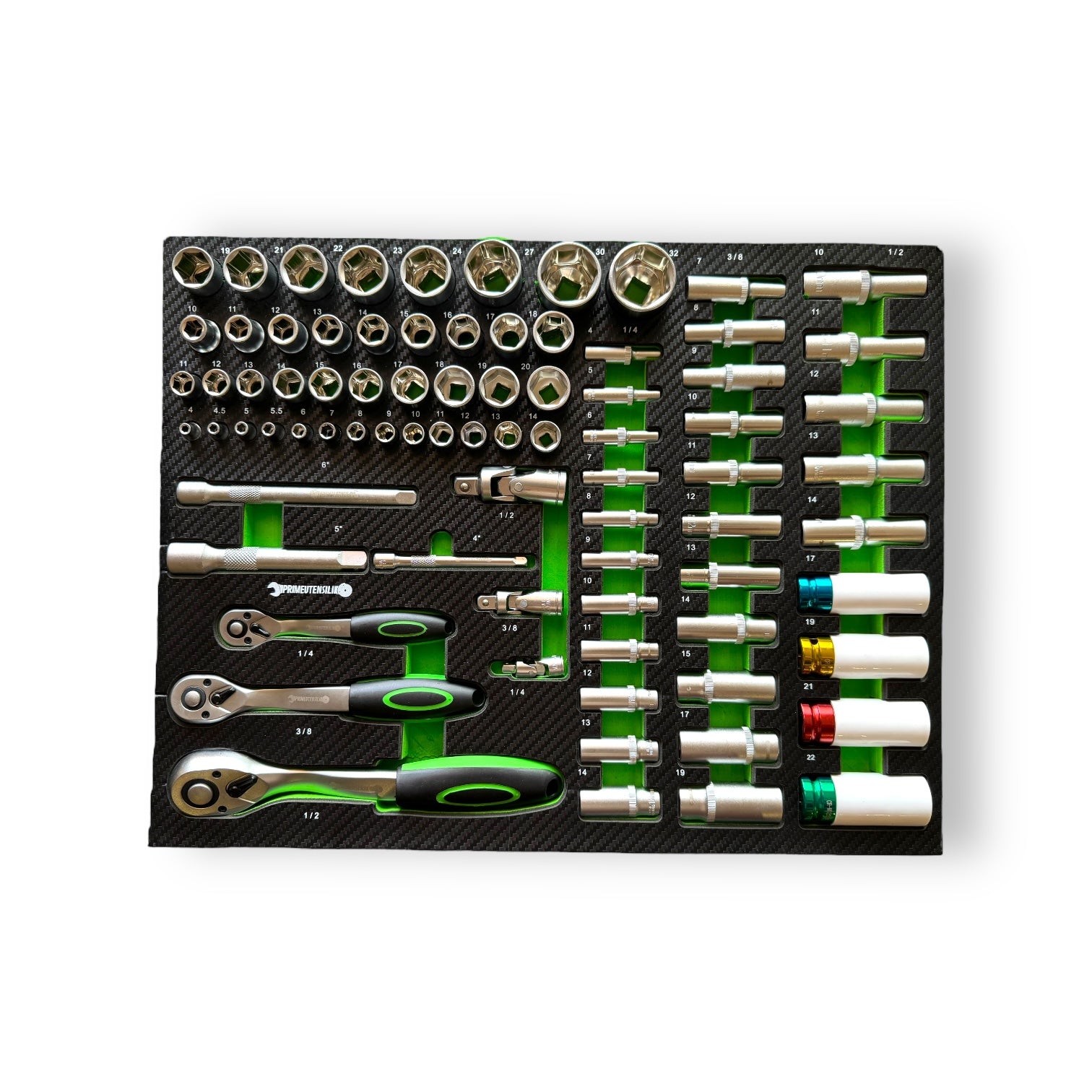 Carrello attrezzi 8 cassetti 6 pieni