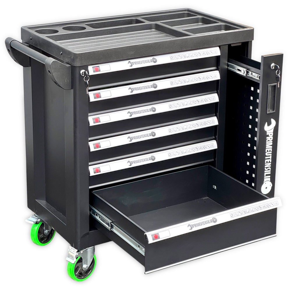 Carrello attrezzi 5 cassetti pieni PrimeUtensili