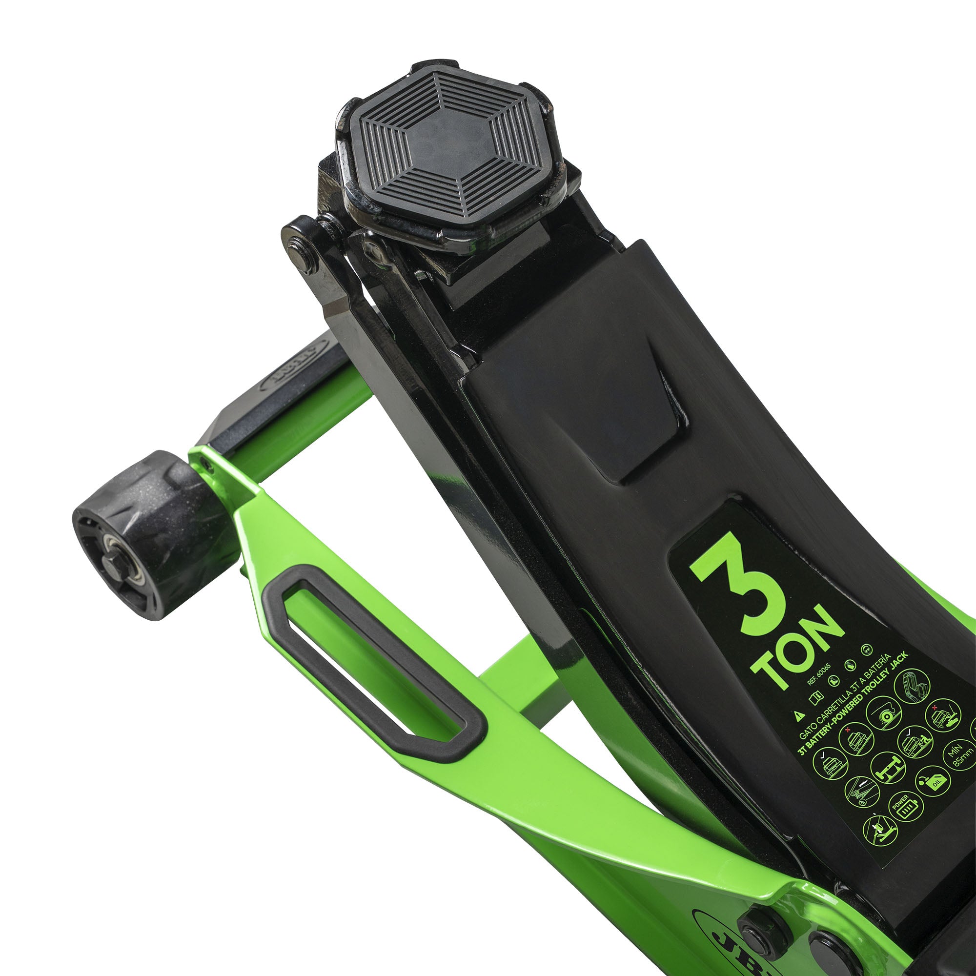 CRIC A CARRELLO IDRAULICO 3T A BATTERIA