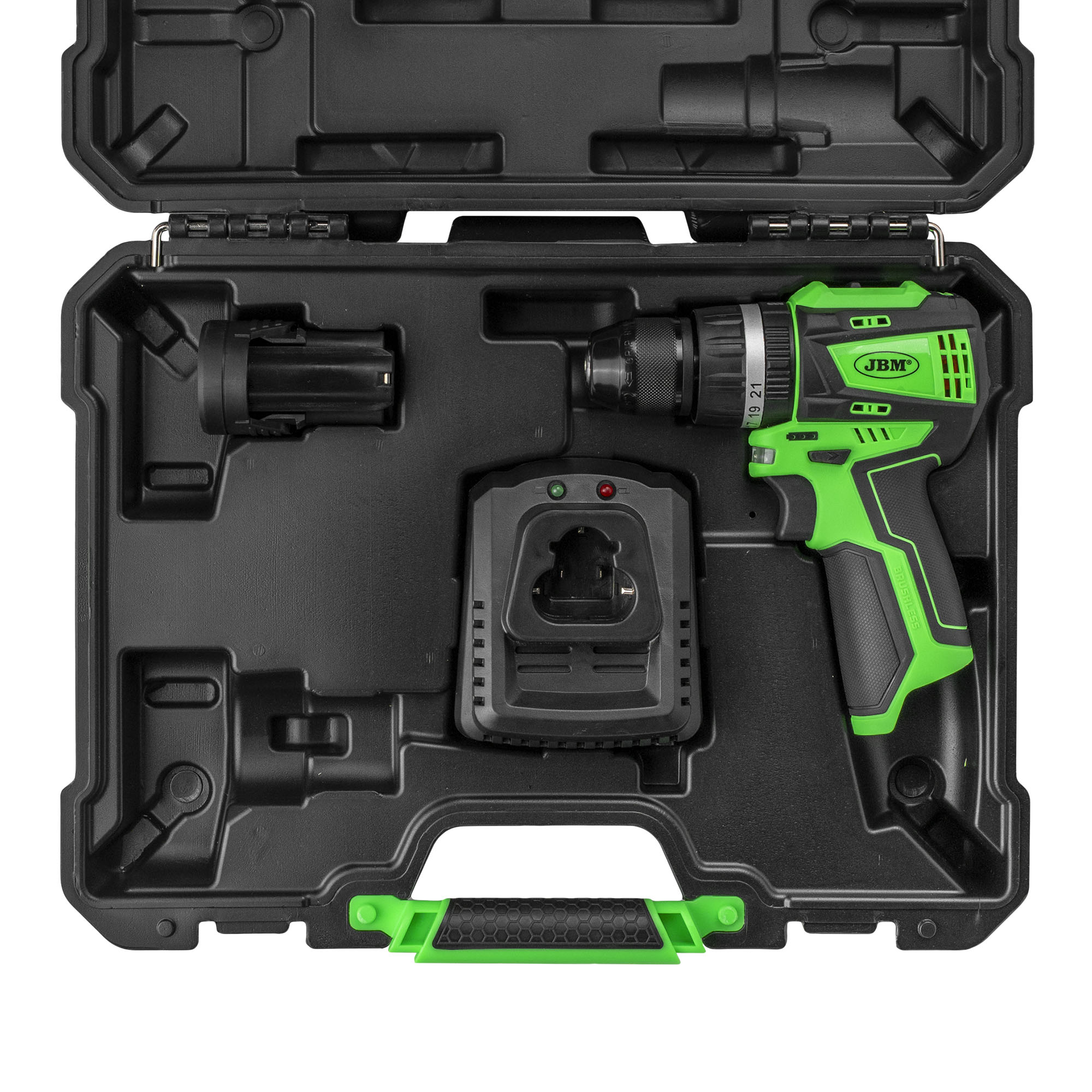 Perceuse à percussion sans balais 12 V avec coffret