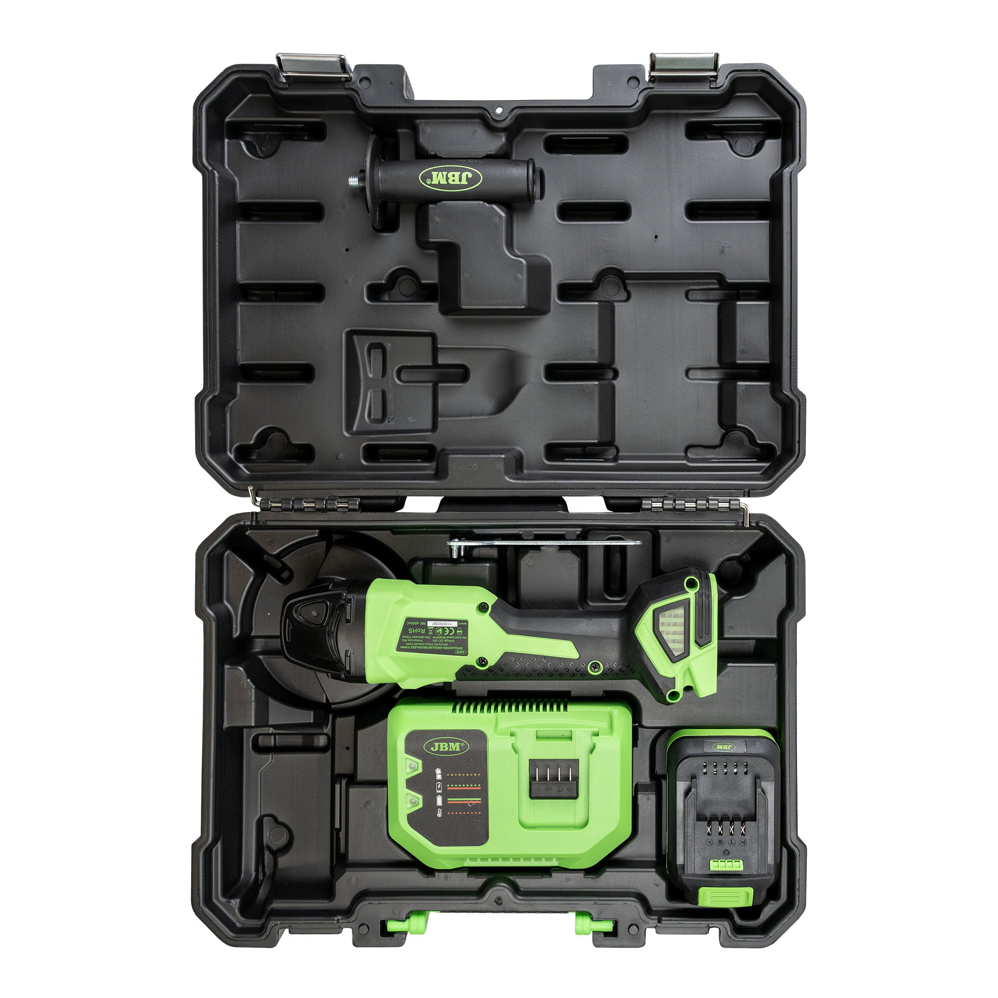 SMERIGLIATRICE ANGOLARE 115MM BRUSHLESS A BATTERIA CON CUSTODIA RIF.60054C