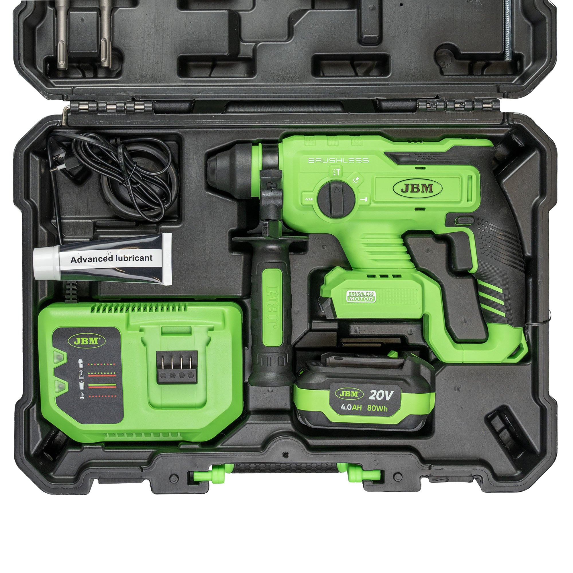 MARTELLO PERFORATORE BRUSHLESS A BATTERIA CON CUSTODIA RIF.60023C